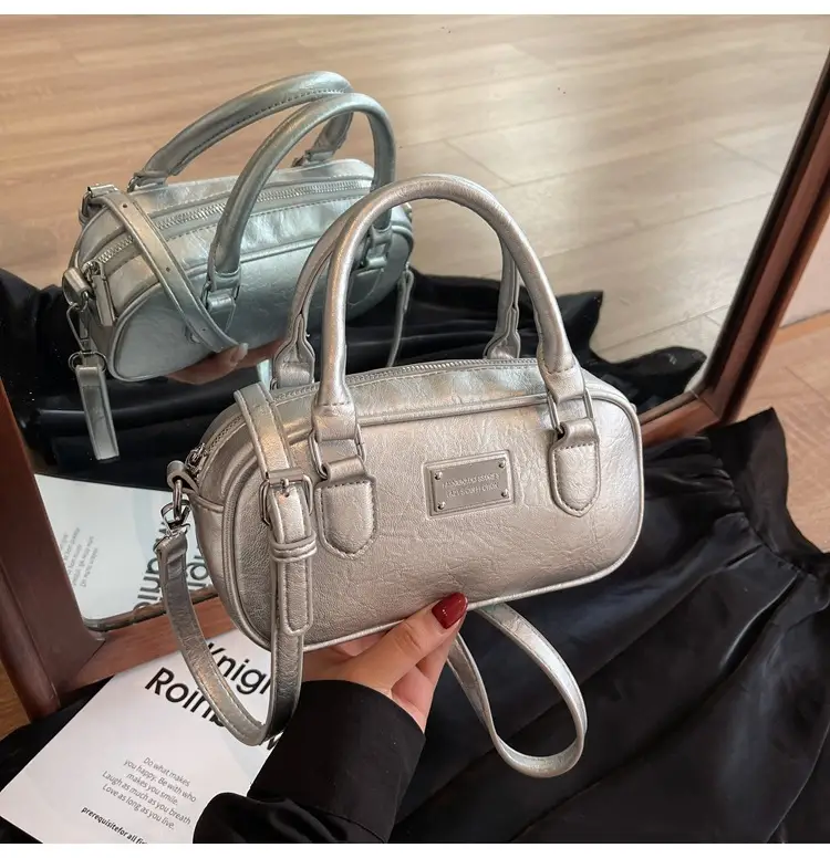 Pink Leather Boston Handbag for Women 2026 — feature 28