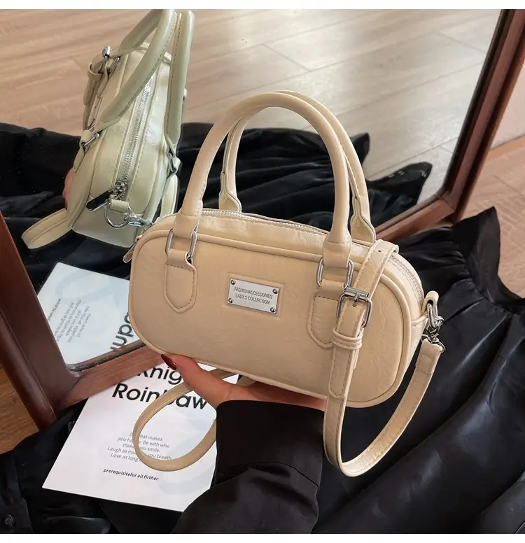 Pink Leather Boston Handbag for Women 2026 — feature 29