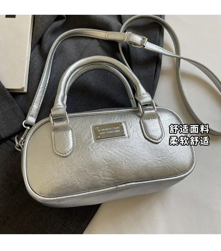 Pink Leather Boston Handbag for Women 2026 — feature 3