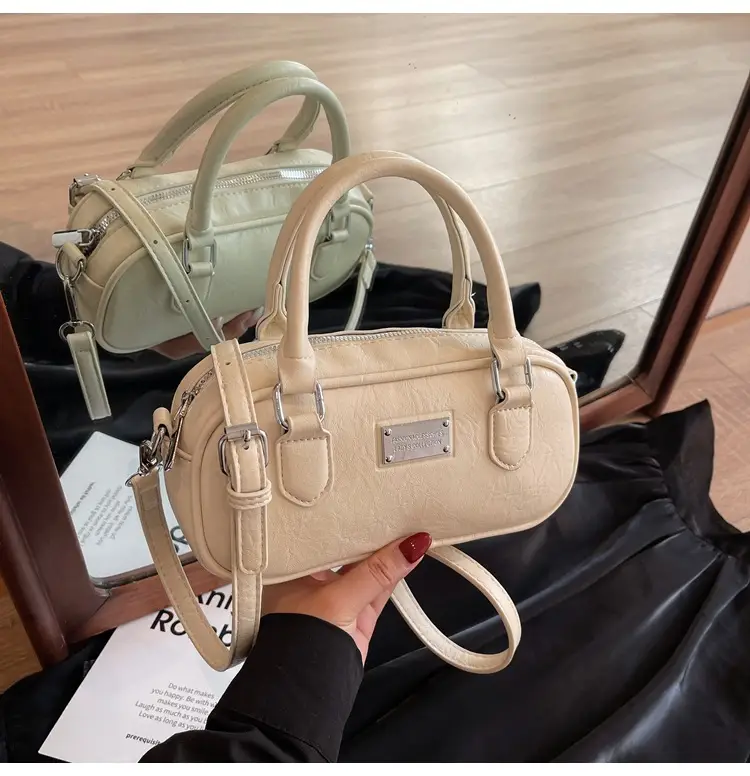 Pink Leather Boston Handbag for Women 2026 — feature 30