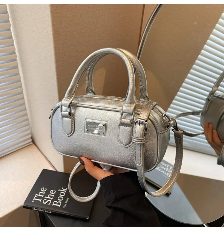Pink Leather Boston Handbag for Women 2026 — feature 32
