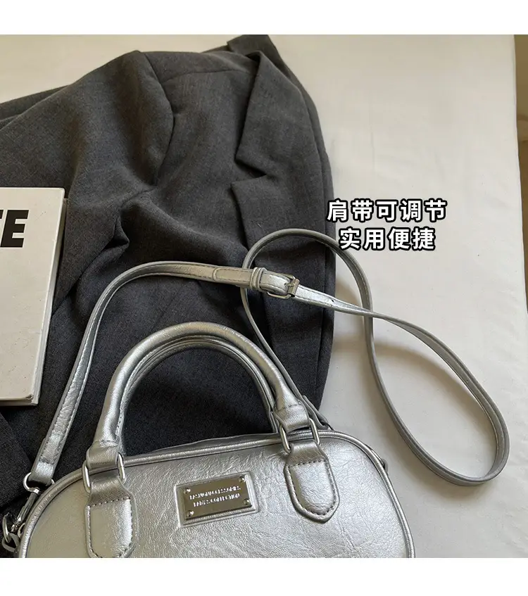 Pink Leather Boston Handbag for Women 2026 — feature 6