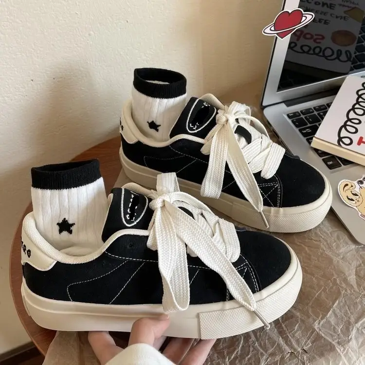 Red Casual High-Top Student Shoes 2025 - Image 5