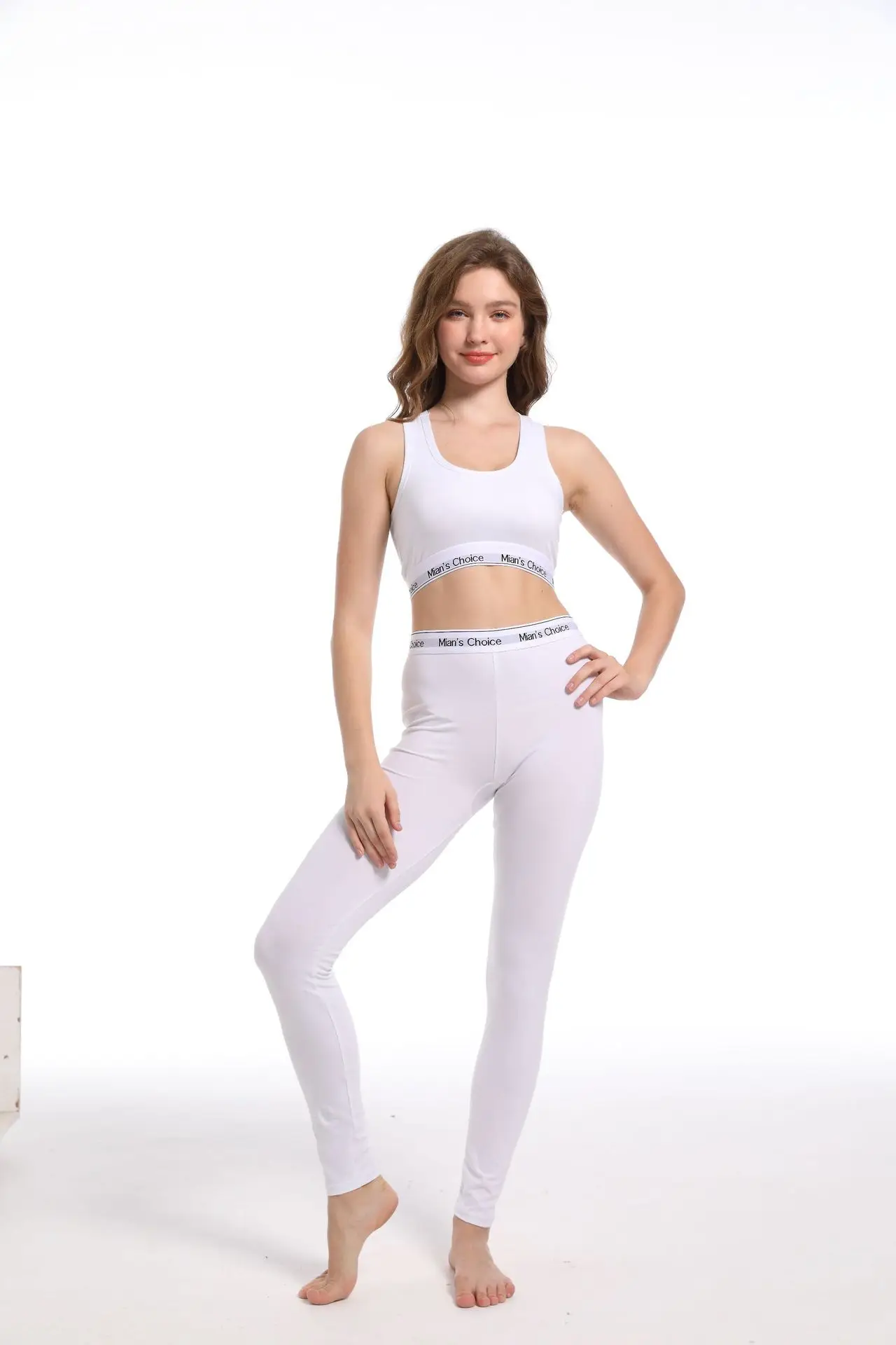 Women's Grey Push-Up Shockproof Running Trousers Set — feature 10