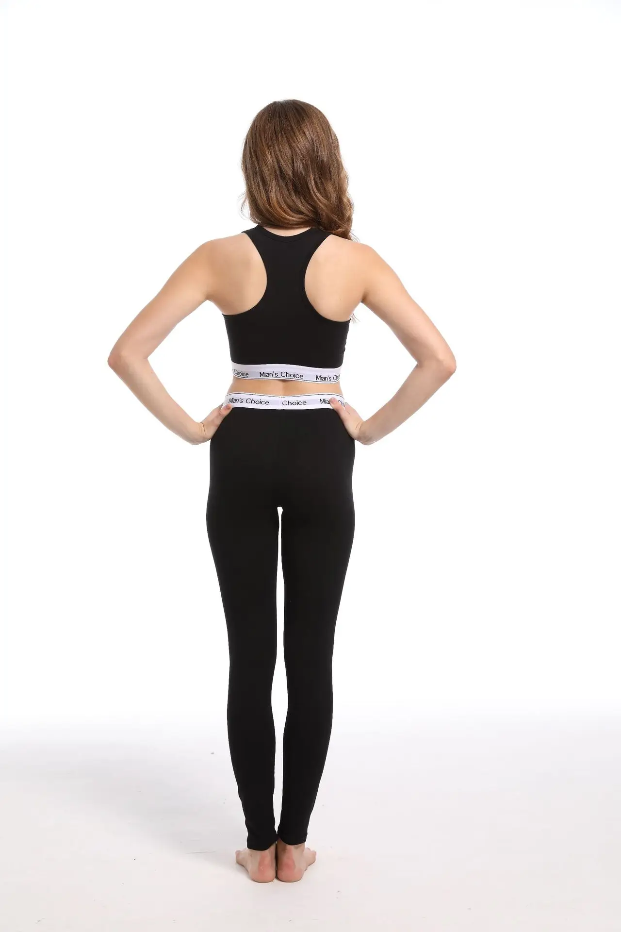 Women's Grey Push-Up Shockproof Running Trousers Set — feature 2