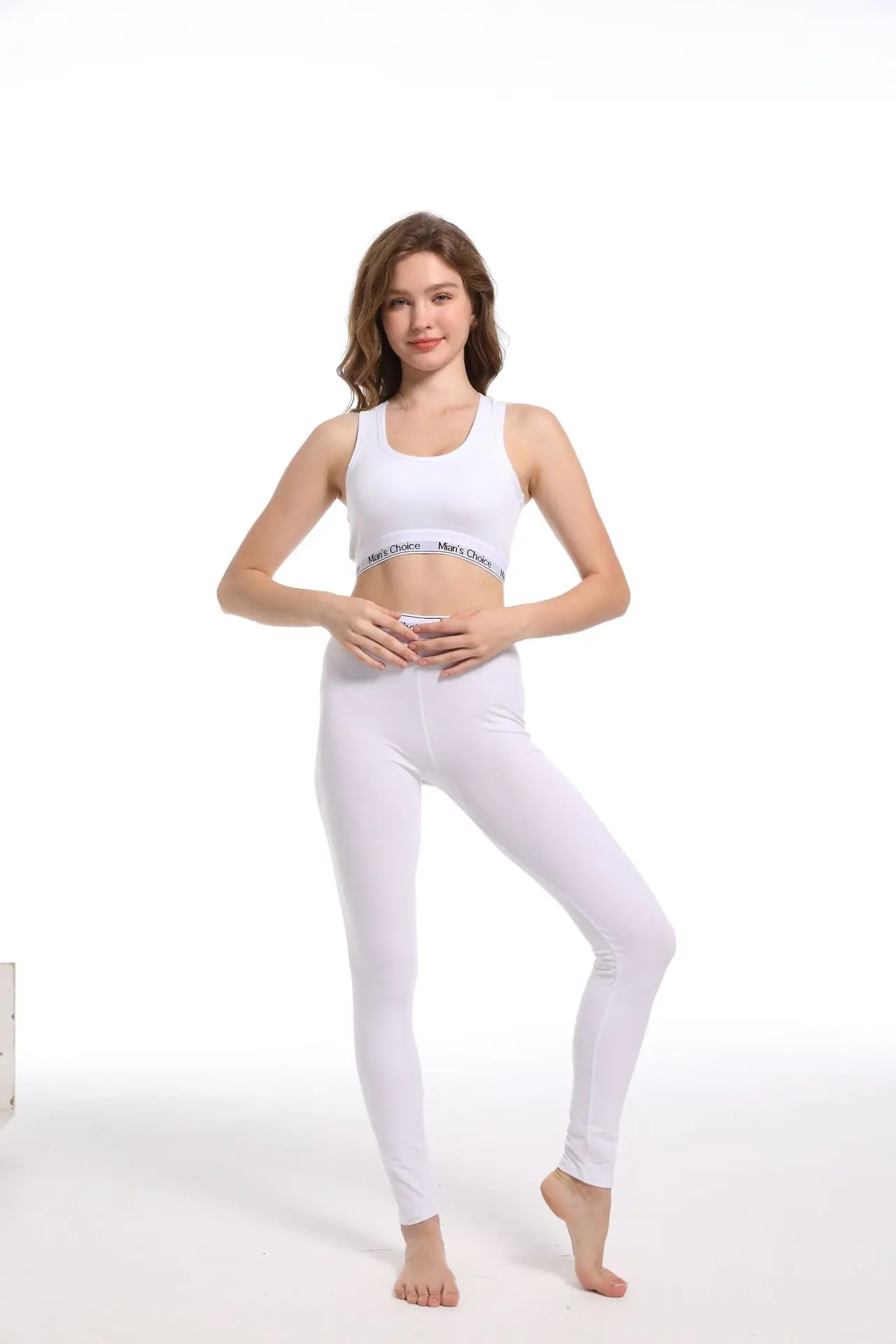 Women's Grey Push-Up Shockproof Running Trousers Set — feature 8