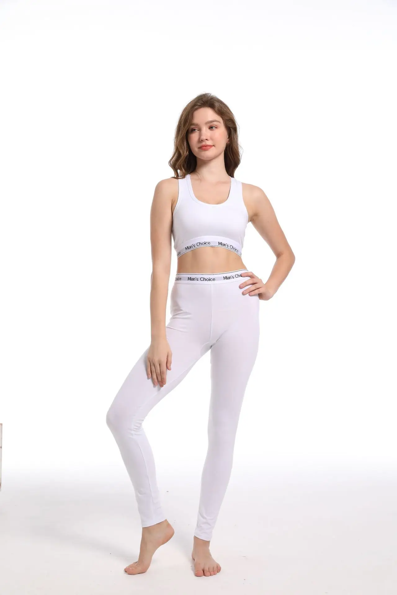 Women's Grey Push-Up Shockproof Running Trousers Set — feature 9