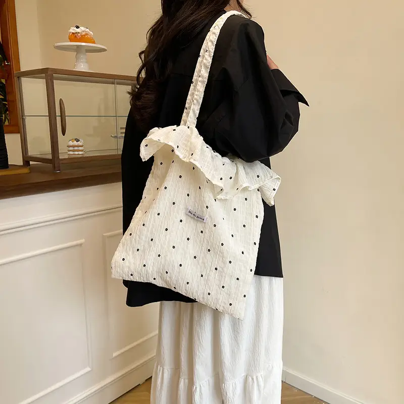 Sweet Ruffled Handheld & Shoulder Bags for Women - Image 6