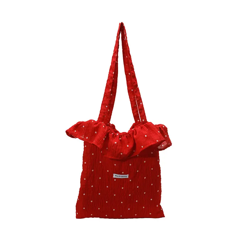 Sweet Ruffled Handheld & Shoulder Bags for Women - Image 8
