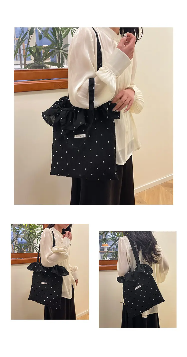 Sweet Ruffled Handheld & Shoulder Bags for Women — feature 12
