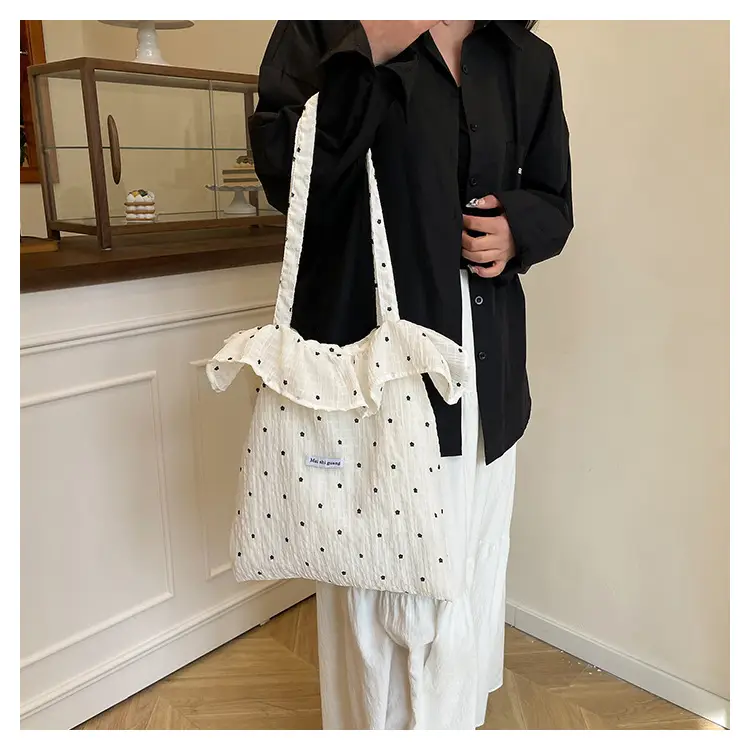Sweet Ruffled Handheld & Shoulder Bags for Women — feature 13