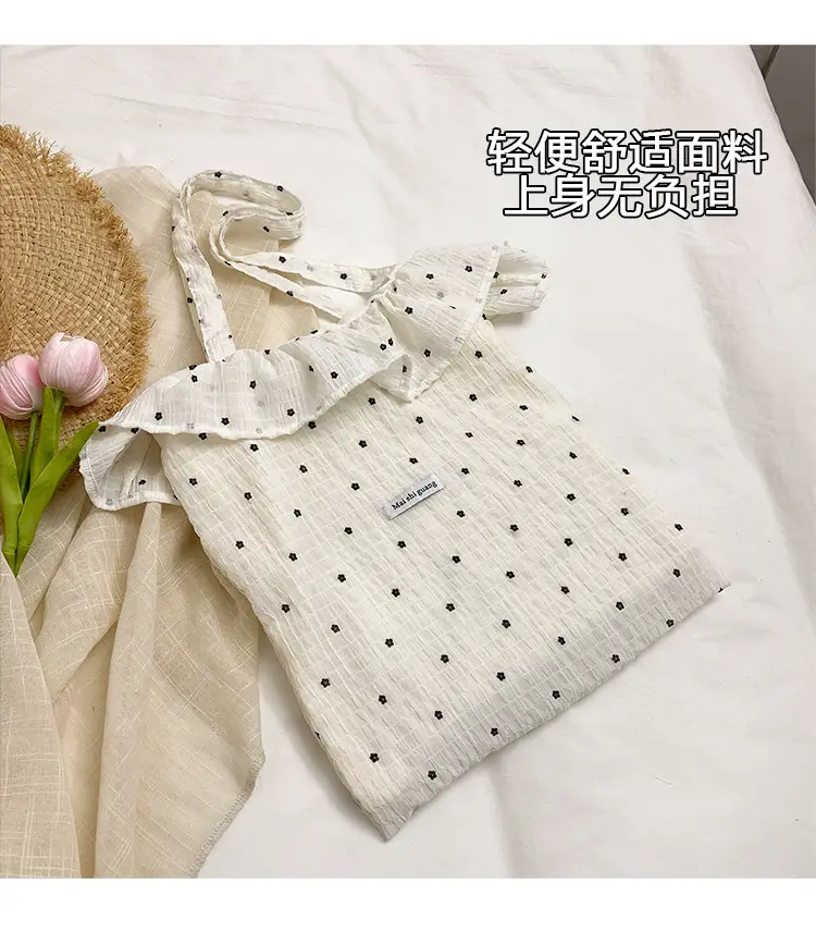 Sweet Ruffled Handheld & Shoulder Bags for Women — feature 5