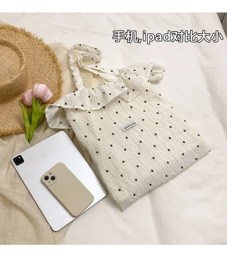 Sweet Ruffled Handheld & Shoulder Bags for Women — feature 6