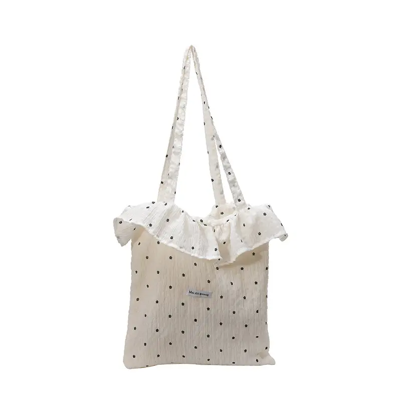 Sweet Ruffled Handheld & Shoulder Bags for Women - Image 2