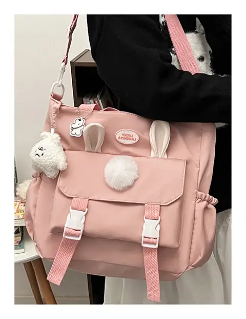 Japanese Style Beige Shoulder Crossbody Bag for Women — feature 13