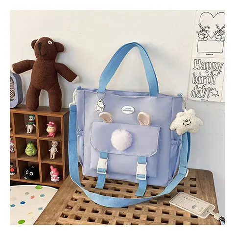 Japanese Style Beige Shoulder Crossbody Bag for Women — feature 18