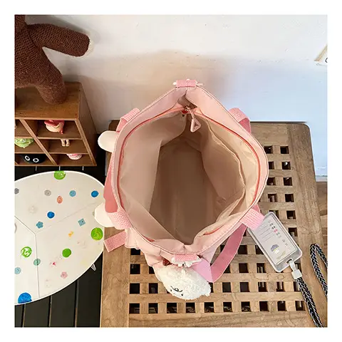 Japanese Style Beige Shoulder Crossbody Bag for Women — feature 7