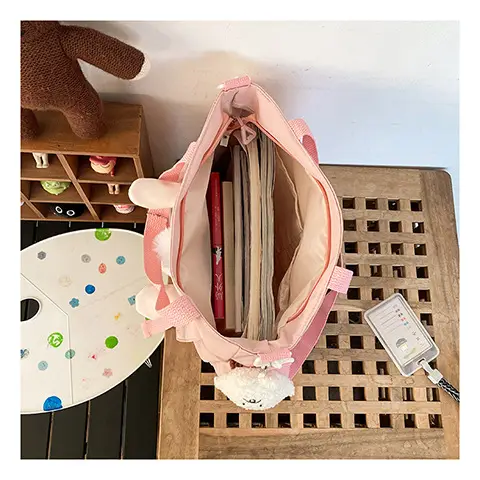 Japanese Style Beige Shoulder Crossbody Bag for Women — feature 8