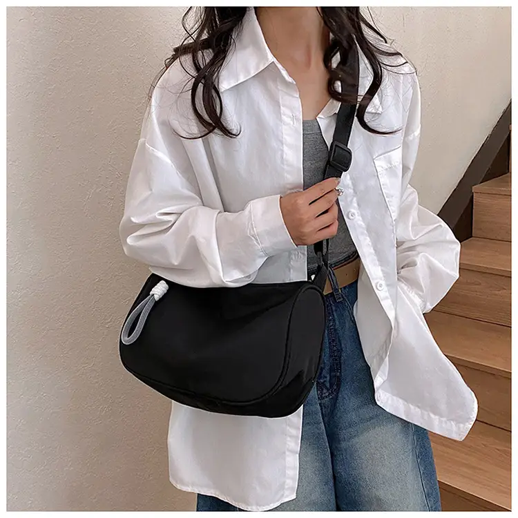 Black Korean Style Letter Crossbody Bag for Women — feature 15