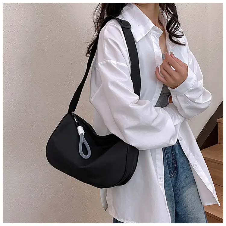 Black Korean Style Letter Crossbody Bag for Women — feature 16