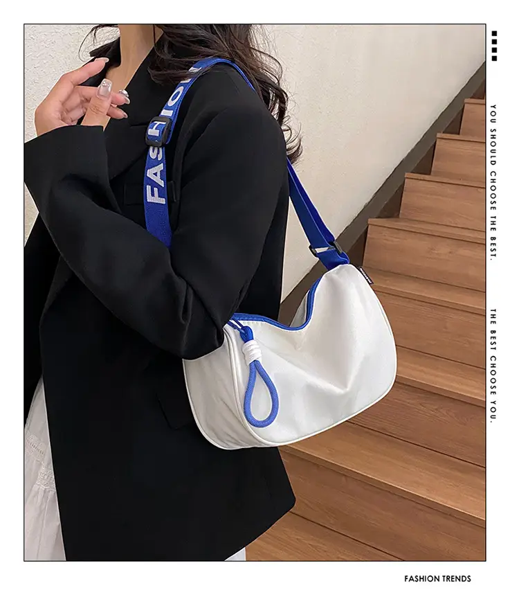 Black Korean Style Letter Crossbody Bag for Women — feature 2