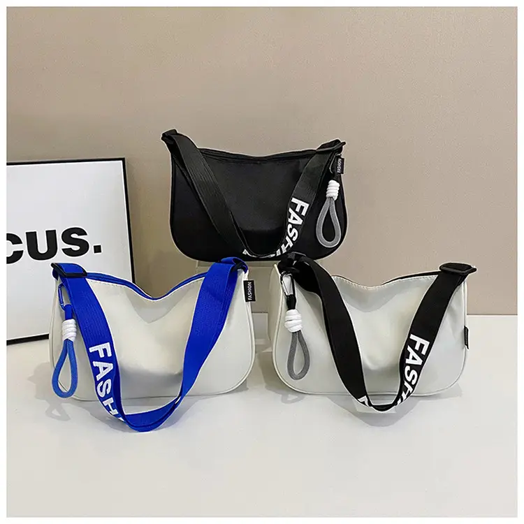 Black Korean Style Letter Crossbody Bag for Women — feature 24