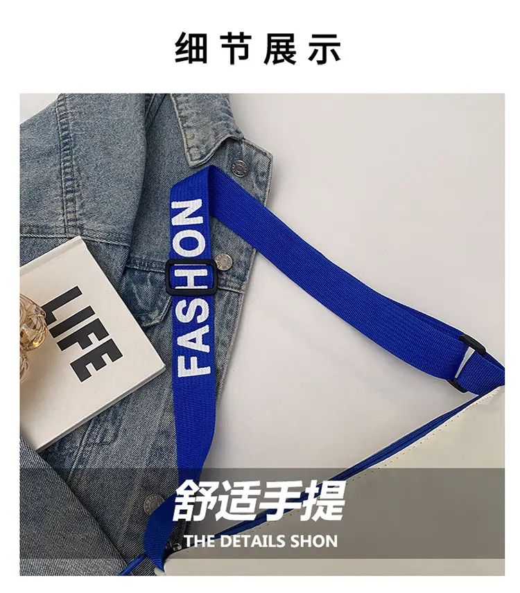 Black Korean Style Letter Crossbody Bag for Women — feature 5