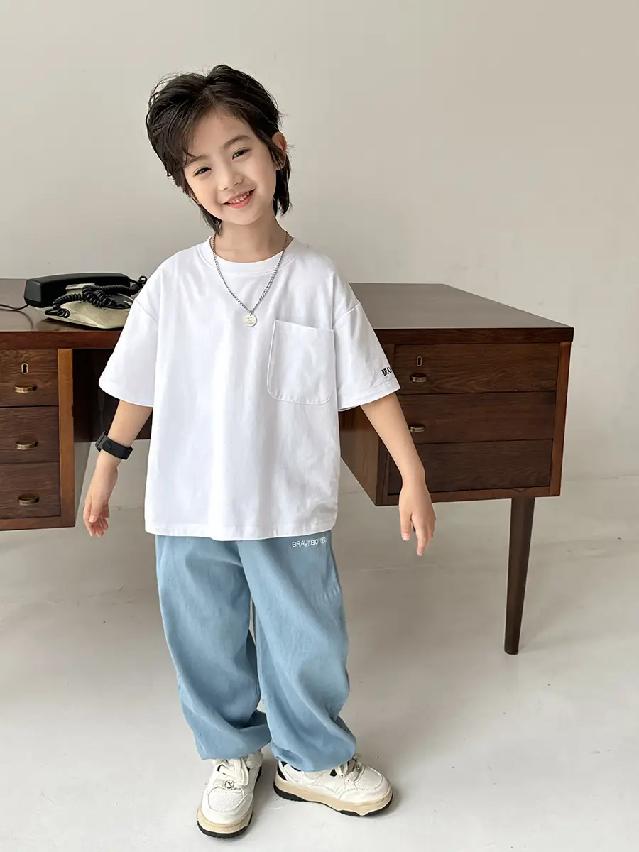 Haima Boys Pure Cotton Cool T-Shirt Summer Wear