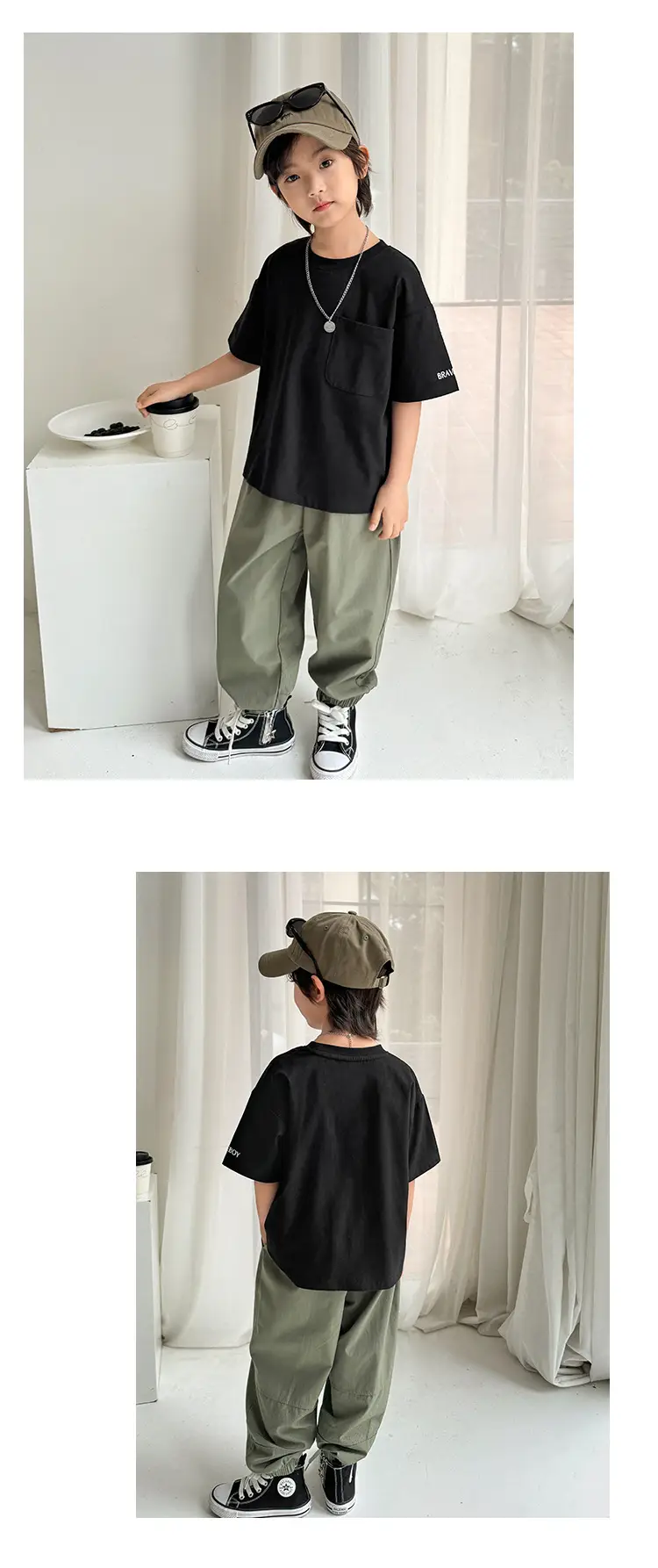 Haima Boys Pure Cotton Cool T-Shirt Summer Wear — feature 12