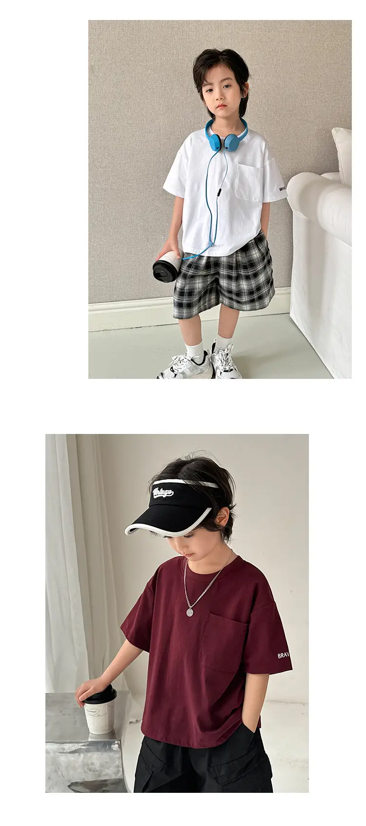 Haima Boys Pure Cotton Cool T-Shirt Summer Wear — feature 13