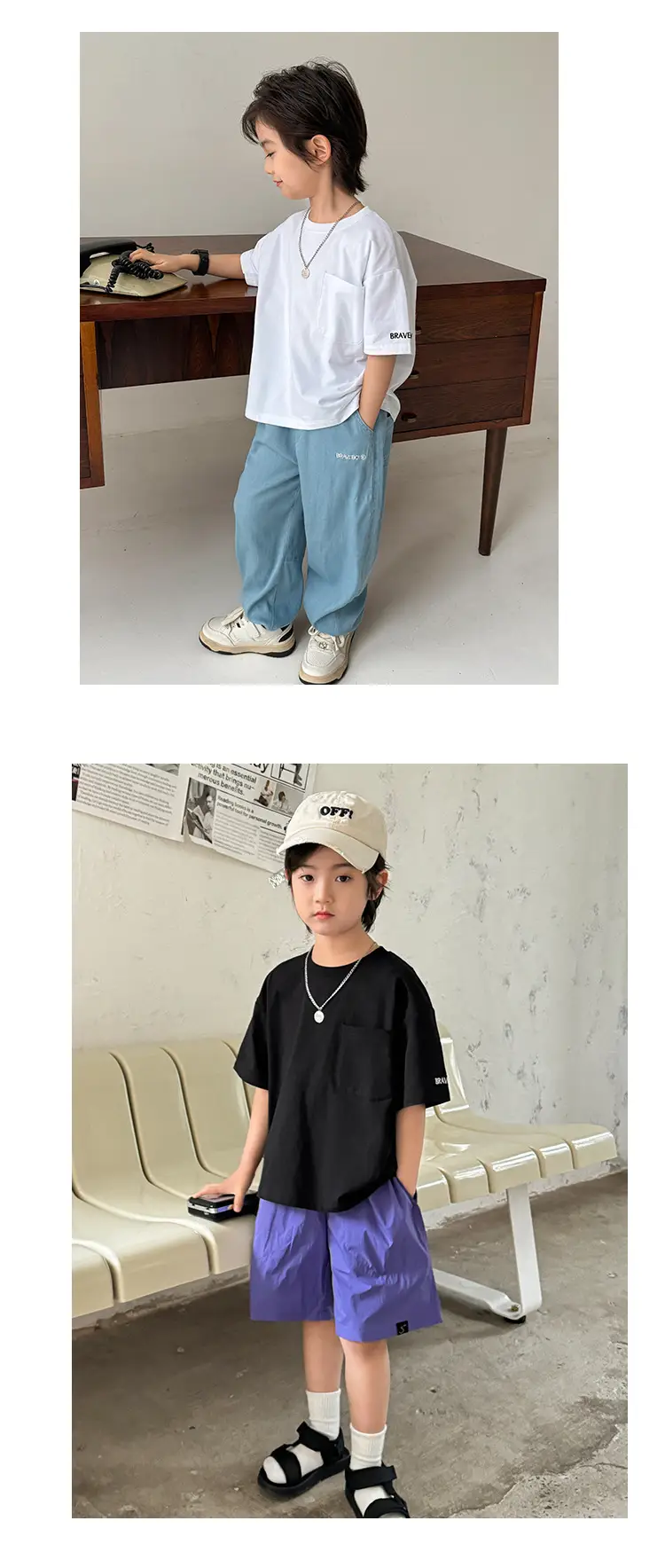 Haima Boys Pure Cotton Cool T-Shirt Summer Wear — feature 14