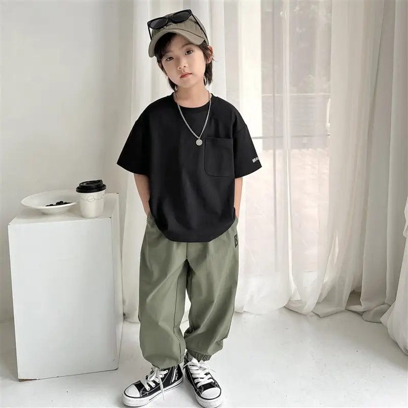 Haima Boys Pure Cotton Cool T-Shirt Summer Wear