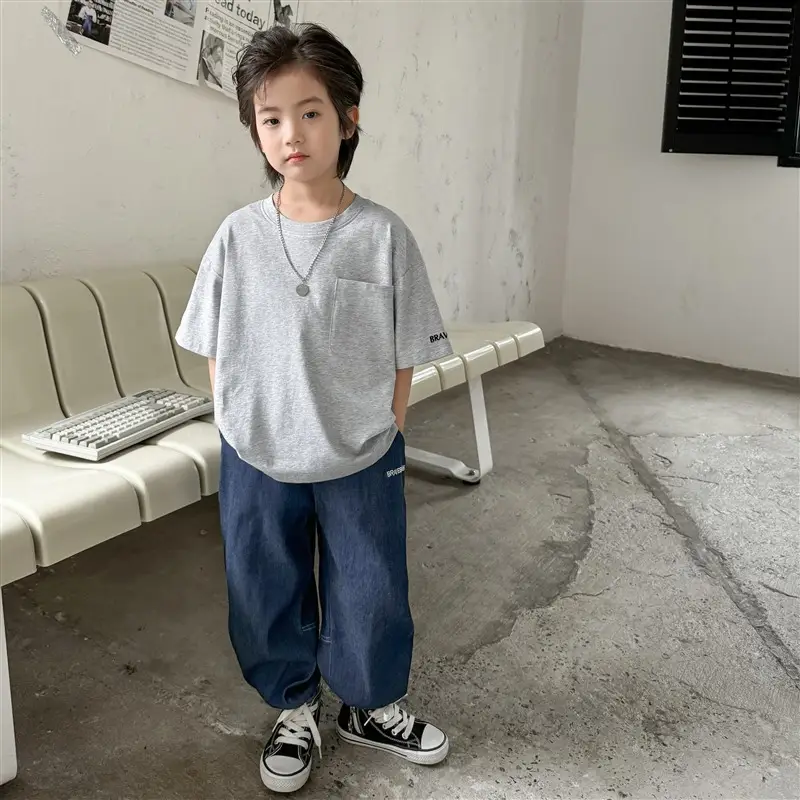 Haima Boys Pure Cotton Cool T-Shirt Summer Wear