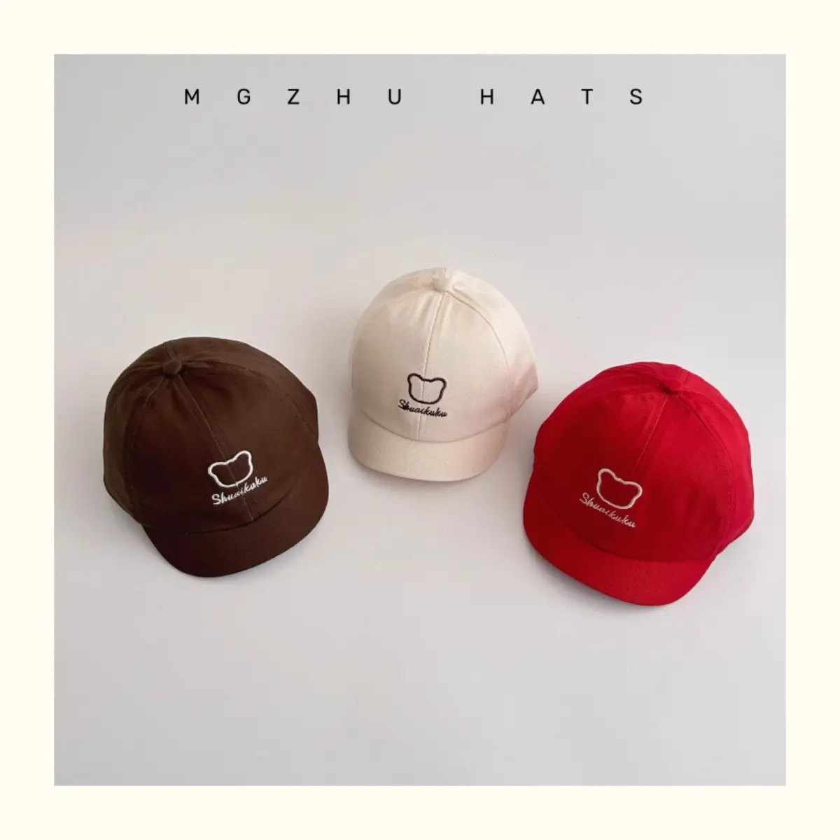 Kids' Cute Heart Cap Spring Autumn Short Bristle Cap β feature 4