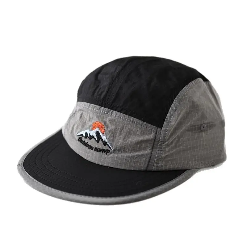 Japanese Outdoor Baseball Cap Women Green Purple Short Bristle