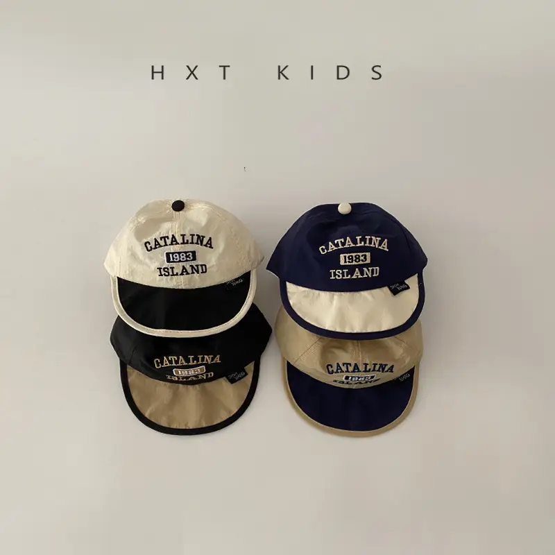 Baby Black Embroidered Baseball Cap Summer Thin Soft Bristle - Image 6