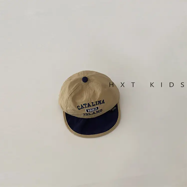Baby Black Embroidered Baseball Cap Summer Thin Soft Bristle — feature 7