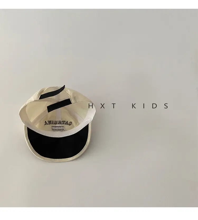 Baby Black Embroidered Baseball Cap Summer Thin Soft Bristle — feature 9