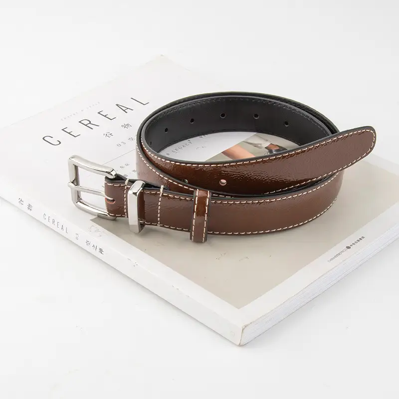 Women Genuine Leather Paint Belt Vintage Decorative Suit Jeans Top Layer Cowhide Belt Women Wholesale in stock - Image 17