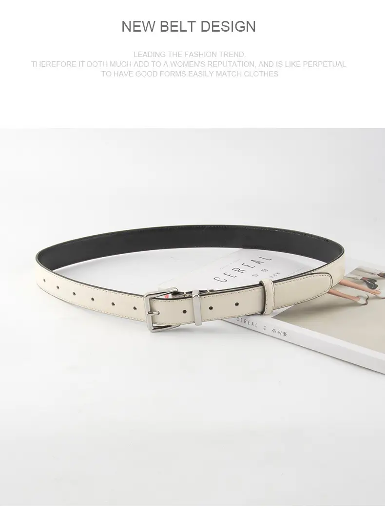 Women Genuine Leather Paint Belt Vintage Decorative Suit Jeans Top Layer Cowhide Belt Women Wholesale in stock — feature 15