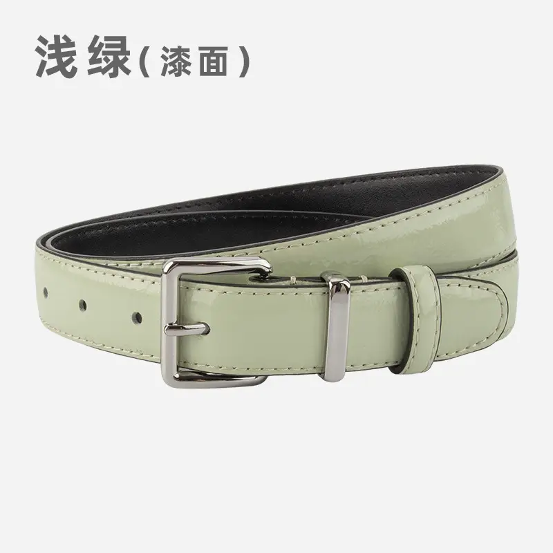 Women Genuine Leather Paint Belt Vintage Decorative Suit Jeans Top Layer Cowhide Belt Women Wholesale in stock - Image 11