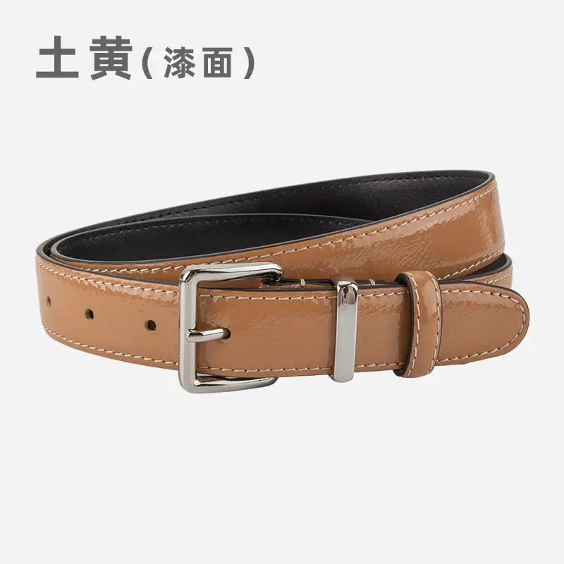 Women Genuine Leather Paint Belt Vintage Decorative Suit Jeans Top Layer Cowhide Belt Women Wholesale in stock - Image 13