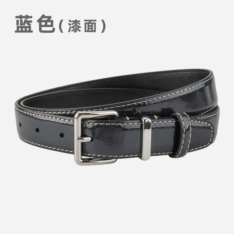 Women Genuine Leather Paint Belt Vintage Decorative Suit Jeans Top Layer Cowhide Belt Women Wholesale in stock - Image 7