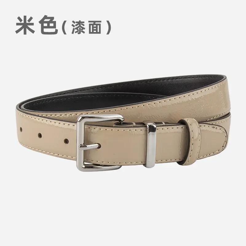 Women Genuine Leather Paint Belt Vintage Decorative Suit Jeans Top Layer Cowhide Belt Women Wholesale in stock - Image 8