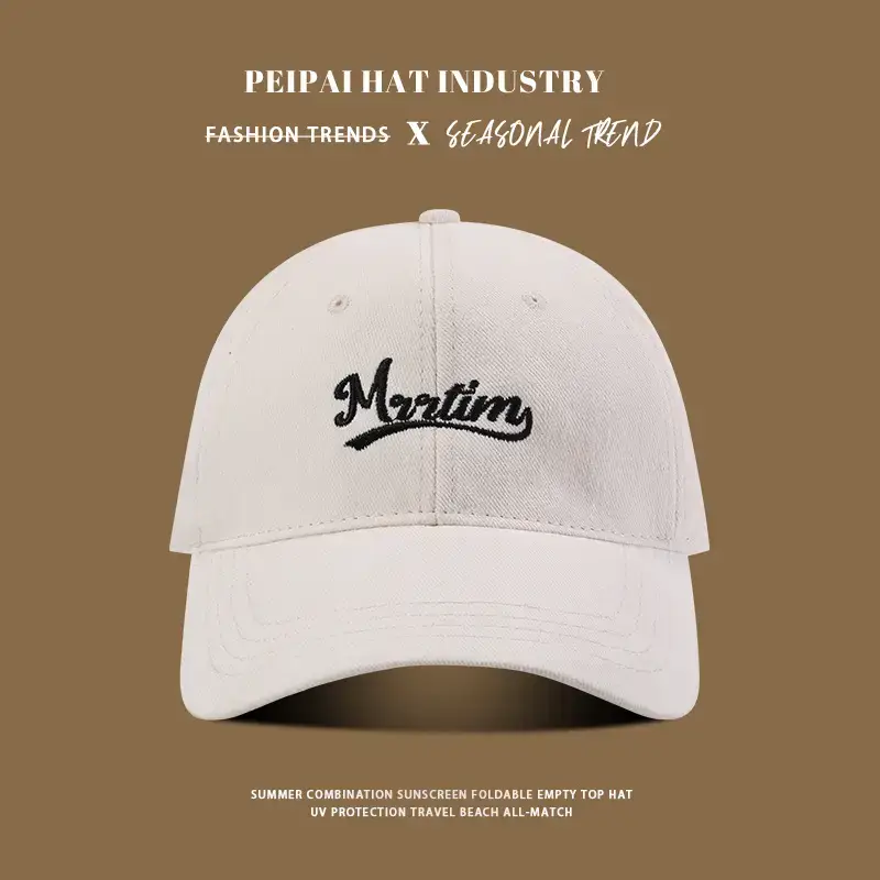 Men's Red Embroidered Baseball Cap Meeting White — feature 12