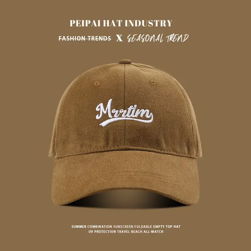 Men's Red Embroidered Baseball Cap Meeting White — feature 8