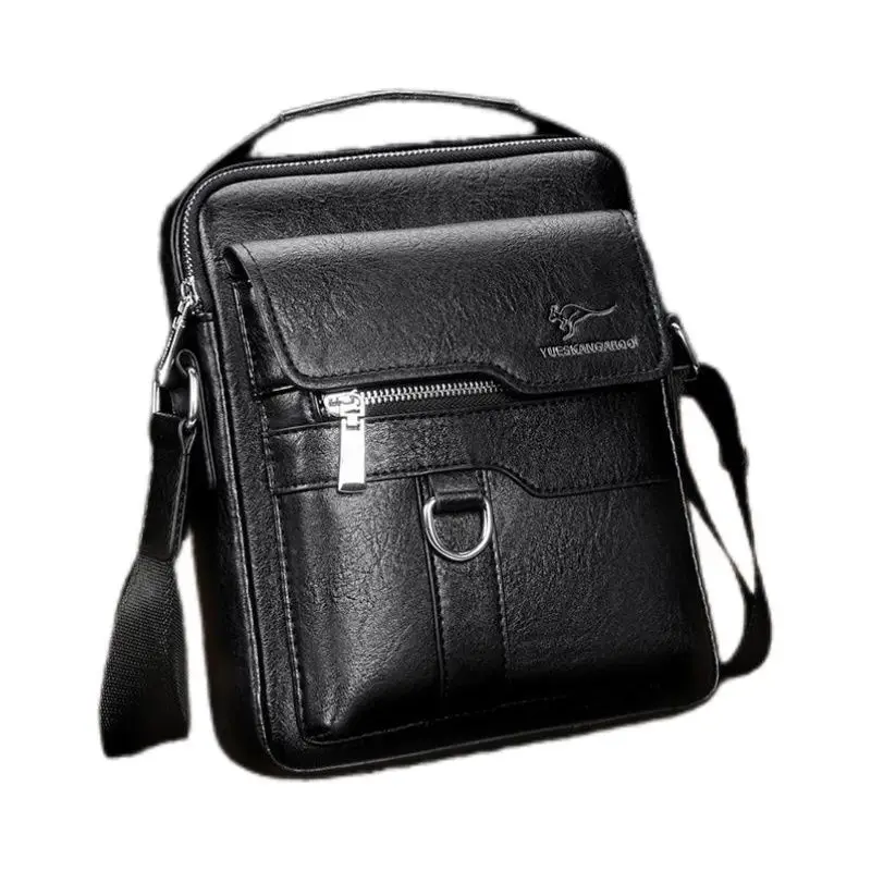Kangaroo Genuine Leather Crossbody Bag for Men - Image 7