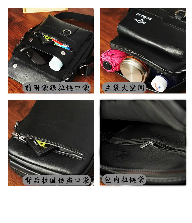 Kangaroo Genuine Leather Crossbody Bag for Men — feature 10