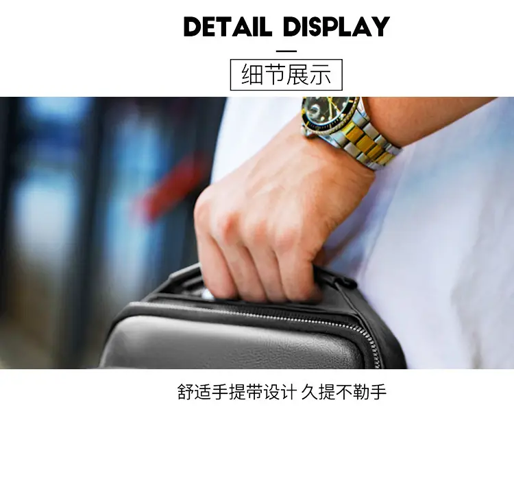 Kangaroo Genuine Leather Crossbody Bag for Men — feature 17