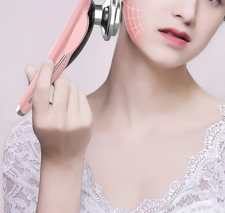 Beauty instrument introduction instrument with EMS ion facial color light beauty instrument skin care instrument micro current red light skin rejuvenation — feature 8